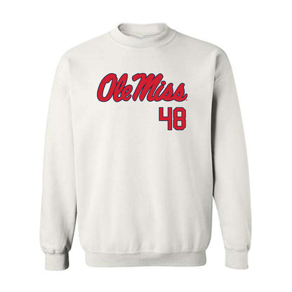 Ole Miss - NCAA Football : Mark Trigg Jr - Fashion Shersey Crewneck Sweatshirt-0