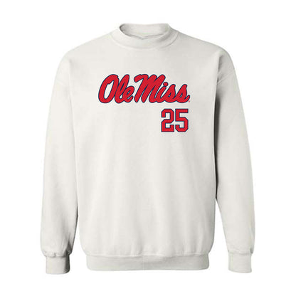 Ole Miss - NCAA Baseball : Daniel Pacella - Fashion Shersey Crewneck Sweatshirt-0
