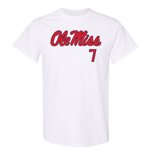 Ole Miss - NCAA Softball : Emilee Boyer - Fashion Shersey T-Shirt-0