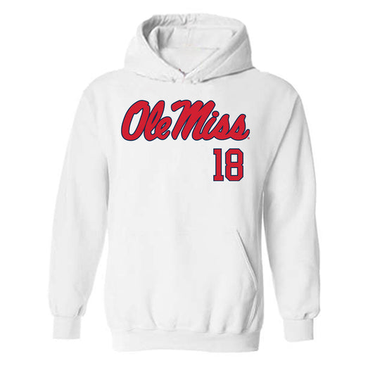 Ole Miss - NCAA Women's Soccer : Isabella Pontieri - Fashion Shersey Hooded Sweatshirt-0