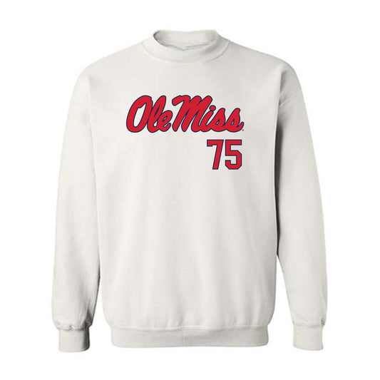 Ole Miss - NCAA Football : Patrick Kutas - Fashion Shersey Crewneck Sweatshirt-0
