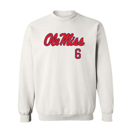Ole Miss - NCAA Women's Volleyball : Tenesyn Frye - Fashion Shersey Crewneck Sweatshirt-0