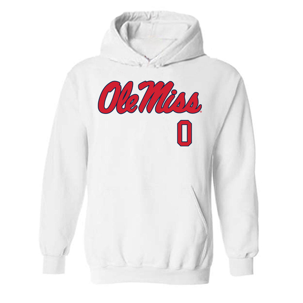 Ole Miss - NCAA Football : Jalyn Crawford - Fashion Shersey Hooded Sweatshirt-0