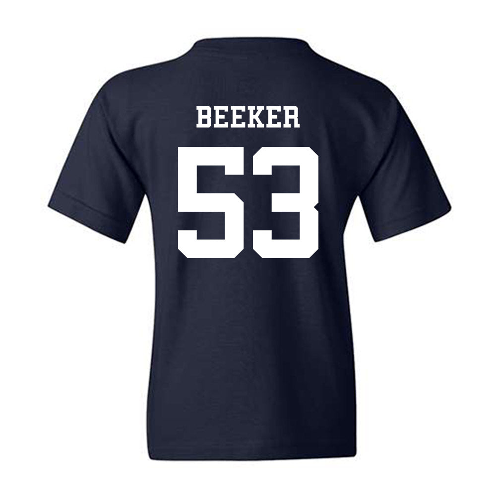 Ole Miss - NCAA Football : Ford Beeker - Sports Shersey Youth T-Shirt-1