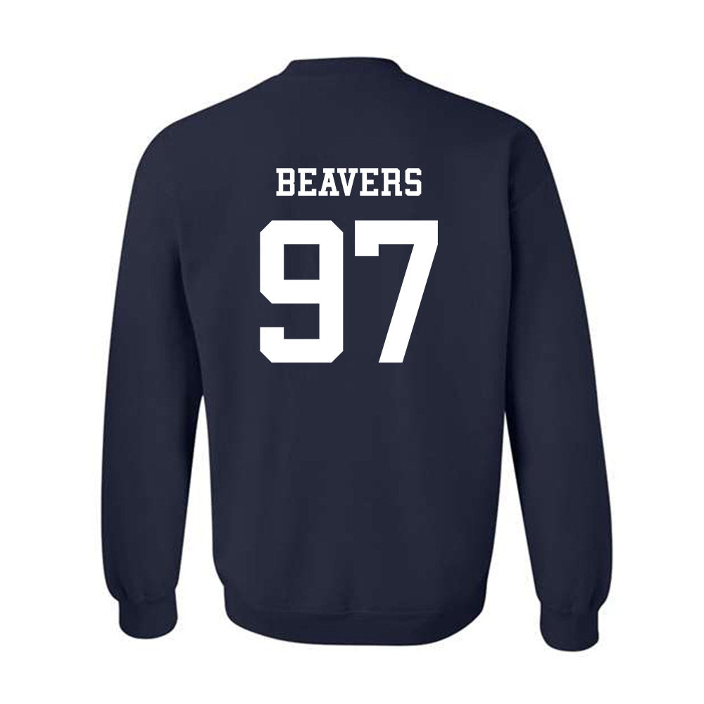 Ole Miss - NCAA Football : Kamron Beavers - Sports Shersey Crewneck Sweatshirt-1