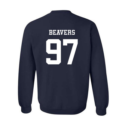 Ole Miss - NCAA Football : Kamron Beavers - Sports Shersey Crewneck Sweatshirt-1