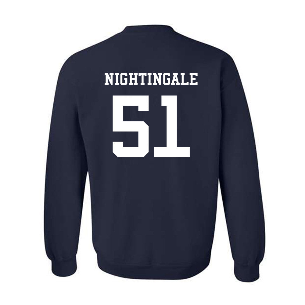 Ole Miss - NCAA Football : Trey Nightingale - Sports Shersey Crewneck Sweatshirt-1