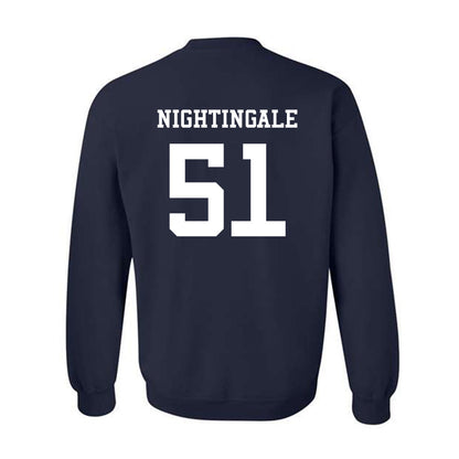 Ole Miss - NCAA Football : Trey Nightingale - Sports Shersey Crewneck Sweatshirt-1