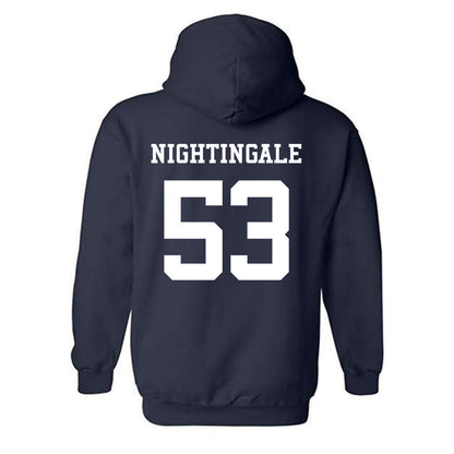 Ole Miss - NCAA Football : Trey Nightingale - Sports Shersey Hooded Sweatshirt-1