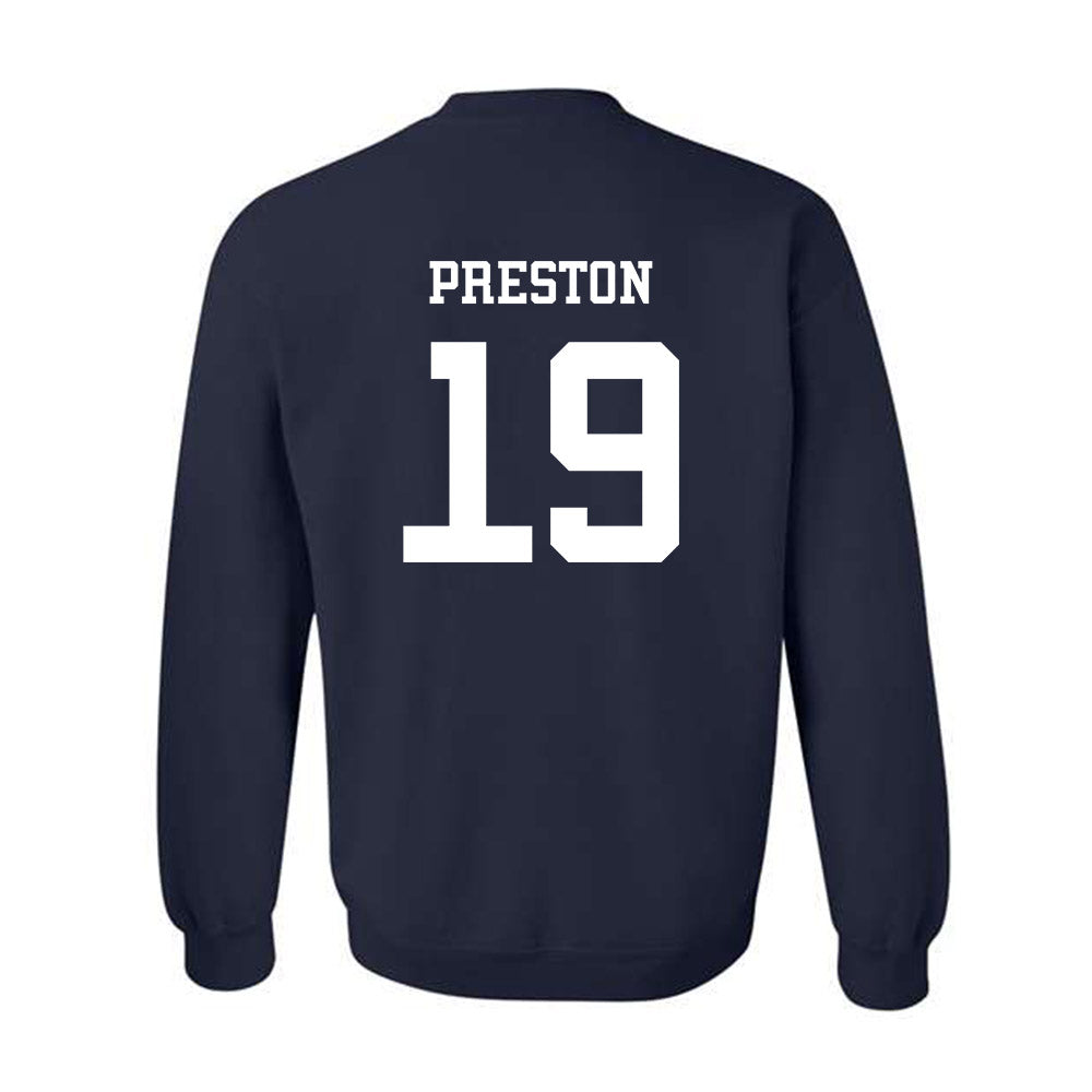 Ole Miss - NCAA Football : MJ Preston - Sports Shersey Crewneck Sweatshirt-1