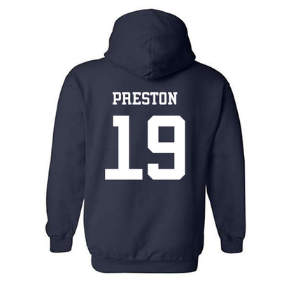 Ole Miss - NCAA Football : MJ Preston - Sports Shersey Hooded Sweatshirt-1