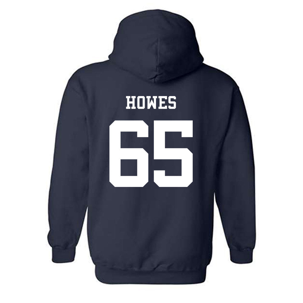 Ole Miss - NCAA Football : Connor Howes - Sports Shersey Hooded Sweatshirt-1