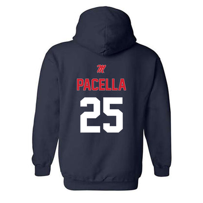 Ole Miss - NCAA Baseball : Daniel Pacella - Sports Shersey Hooded Sweatshirt-1