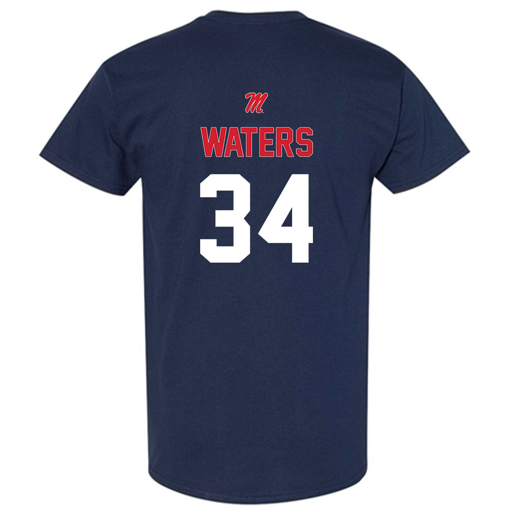 Ole Miss - NCAA Baseball : Landon Waters - Sports Shersey T-Shirt-1