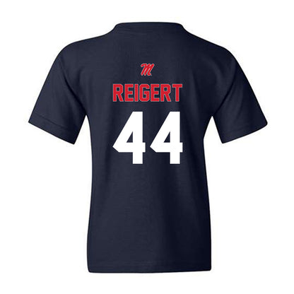 Ole Miss - NCAA Baseball : Jake Reigert - Sports Shersey Youth T-Shirt-1