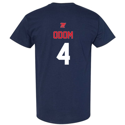 Ole Miss - NCAA Baseball : Leo Odom - Sports Shersey T-Shirt-1
