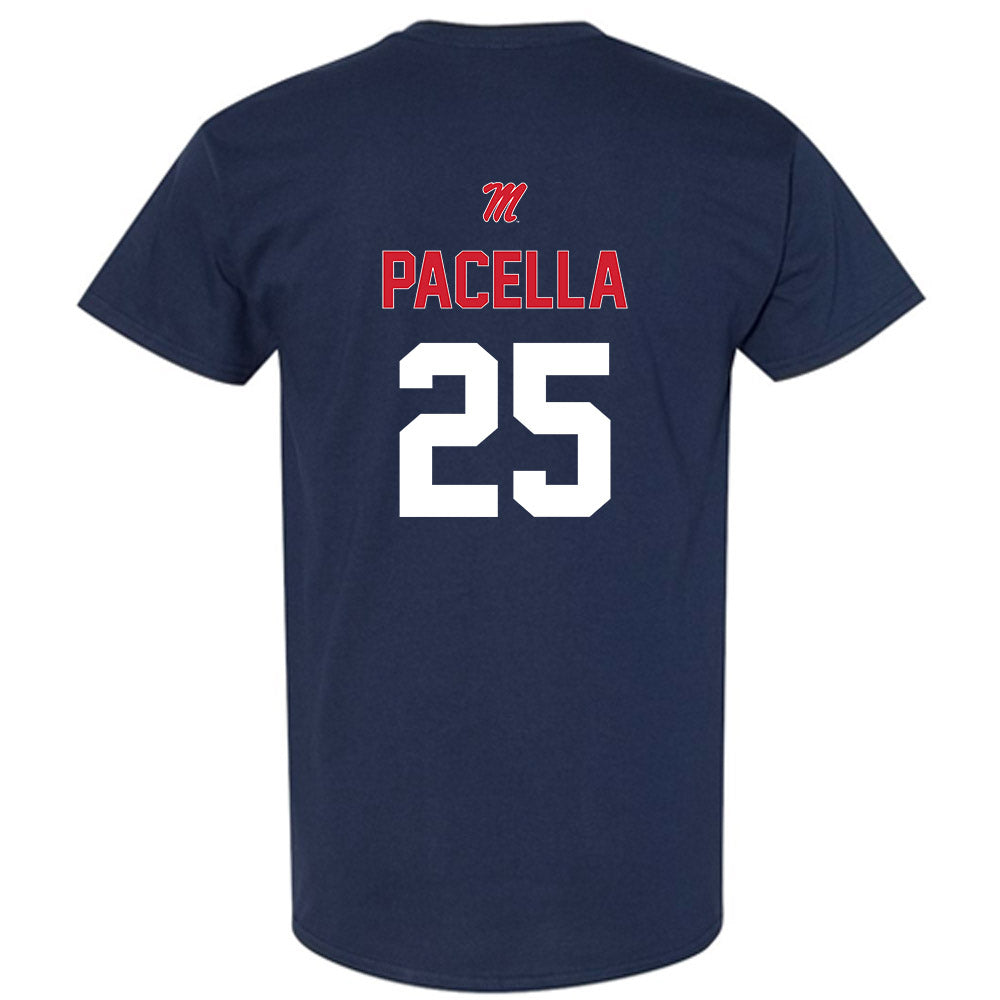 Ole Miss - NCAA Baseball : Daniel Pacella - Sports Shersey T-Shirt-1