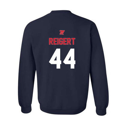 Ole Miss - NCAA Baseball : Jake Reigert - Sports Shersey Crewneck Sweatshirt-1