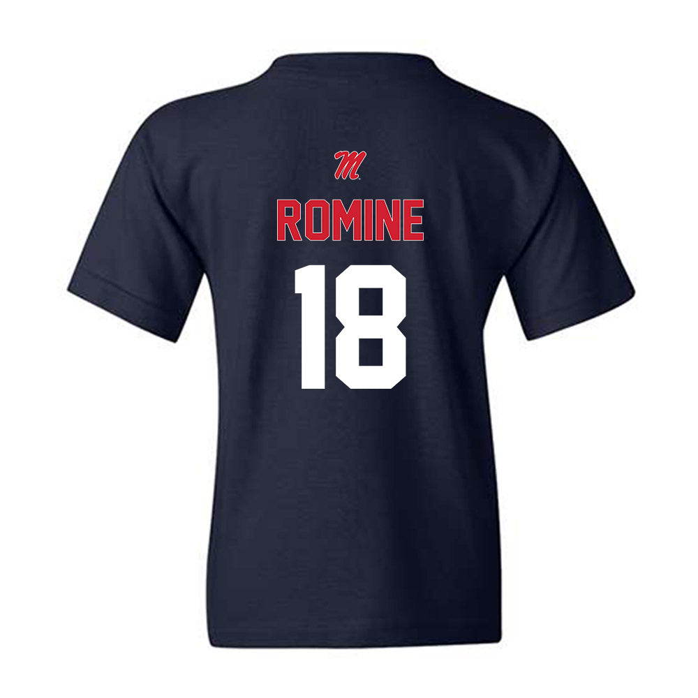 Ole Miss - NCAA Baseball : Luke Romine - Sports Shersey Youth T-Shirt-1