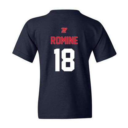Ole Miss - NCAA Baseball : Luke Romine - Sports Shersey Youth T-Shirt-1
