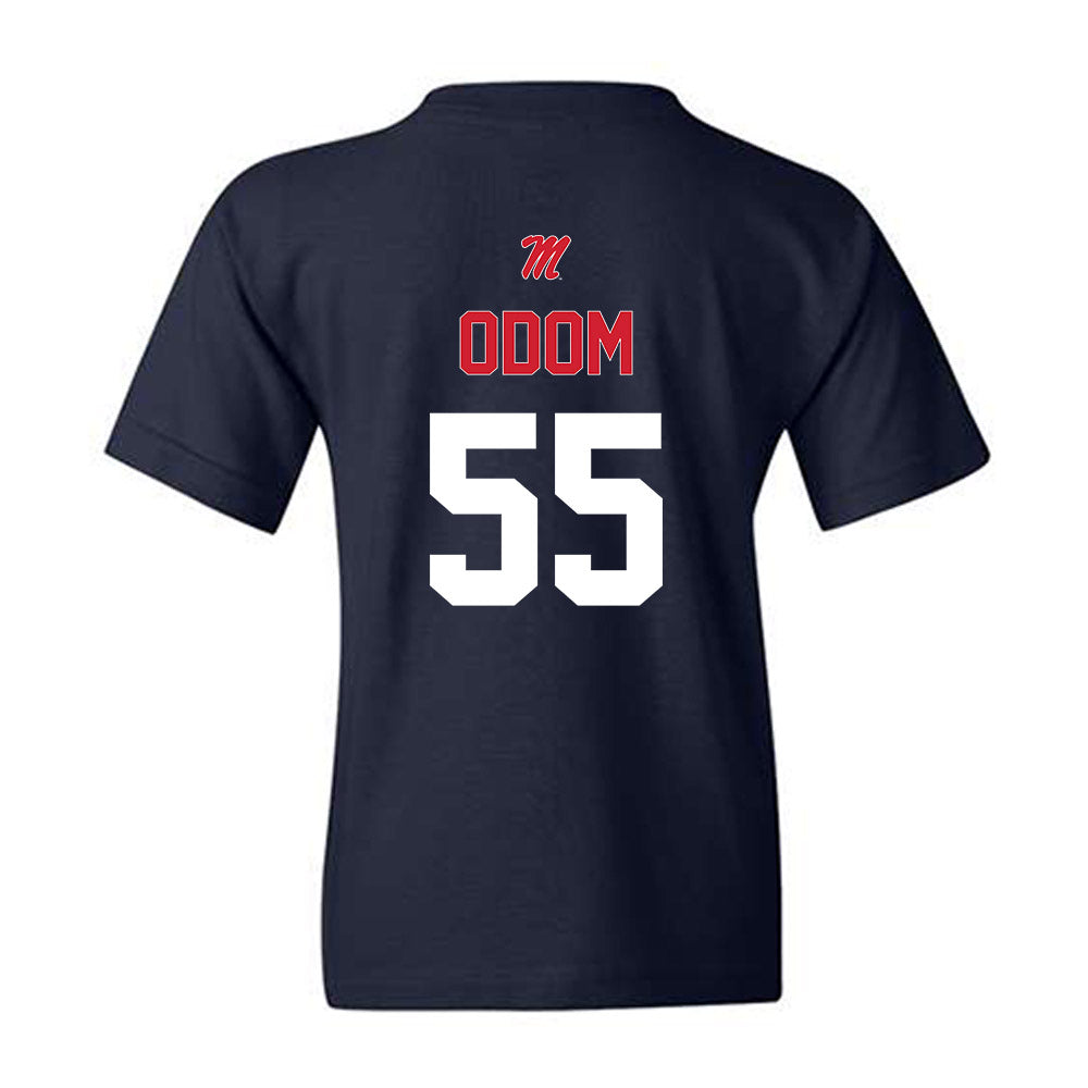 Ole Miss - NCAA Baseball : Leo Odom - Sports Shersey Youth T-Shirt-1