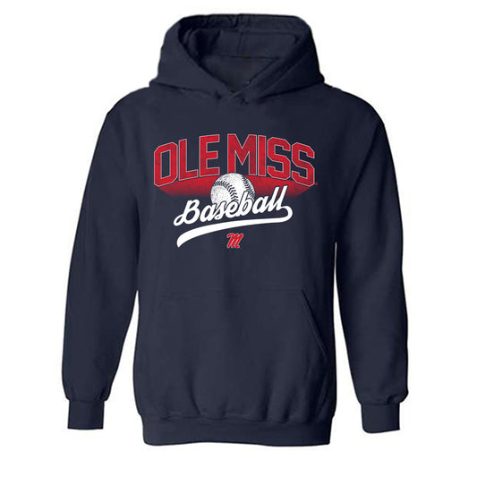 Ole Miss - NCAA Baseball : Dominic Decker - Sports Shersey Hooded Sweatshirt-0