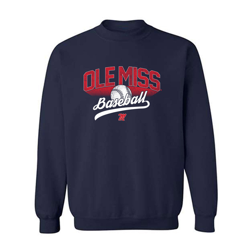Ole Miss - NCAA Baseball : Daniel Pacella - Sports Shersey Crewneck Sweatshirt-0