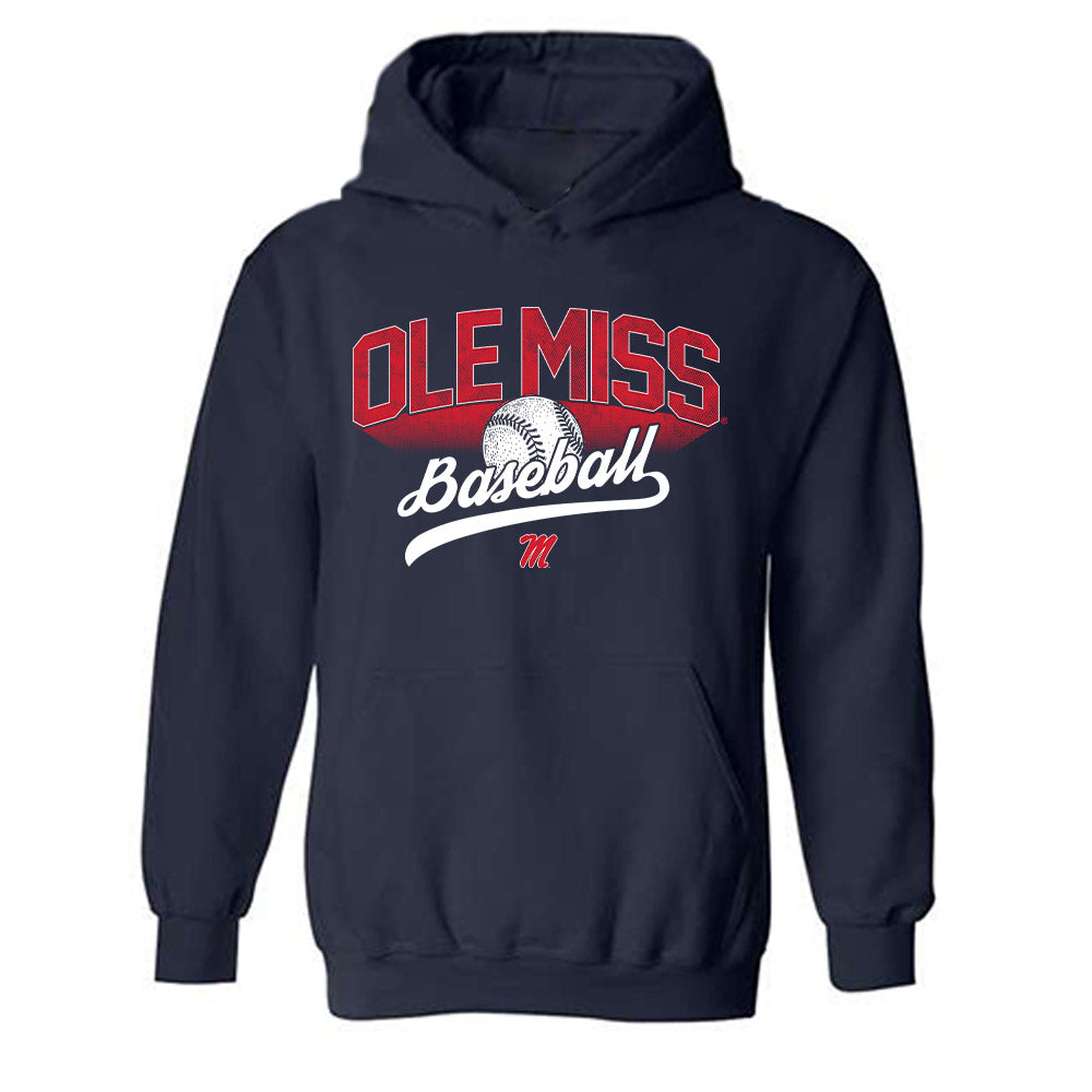 Ole Miss - NCAA Baseball : Daniel Pacella - Sports Shersey Hooded Sweatshirt-0