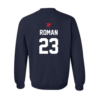 Ole Miss - NCAA Softball : Taylor Roman - Sports Shersey Crewneck Sweatshirt-1