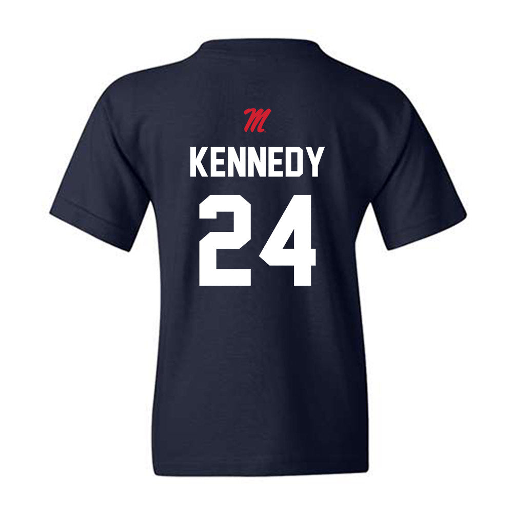 Ole Miss - NCAA Softball : Payton Kennedy - Sports Shersey Youth T-Shirt-1