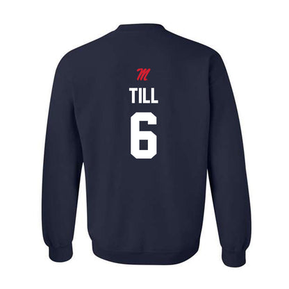 Ole Miss - NCAA Softball : Kaidance Till - Sports Shersey Crewneck Sweatshirt-1