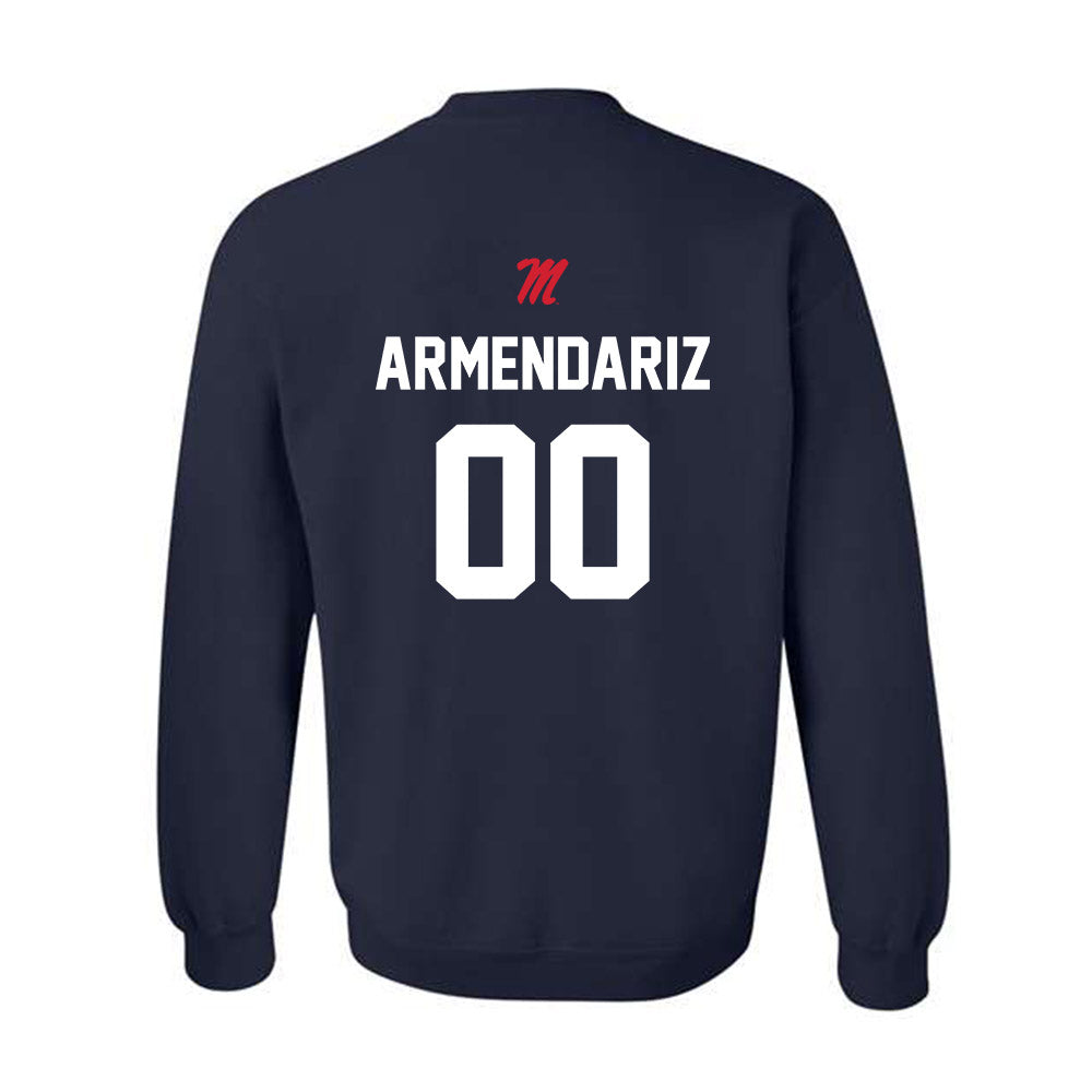 Ole Miss - NCAA Softball : Madelyn Armendariz - Sports Shersey Crewneck Sweatshirt-1