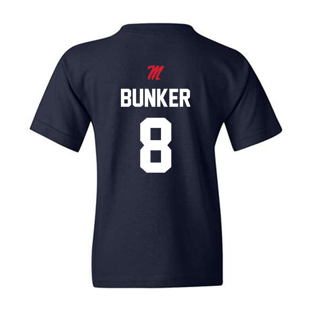 Ole Miss - NCAA Softball : Kennedy Bunker - Sports Shersey Youth T-Shirt-1