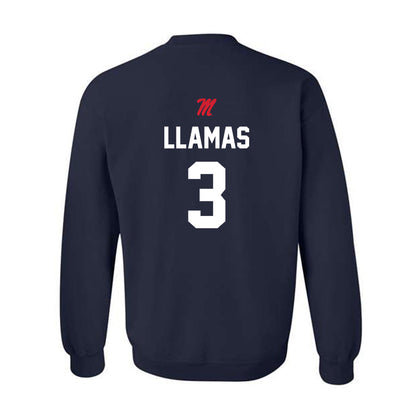 Ole Miss - NCAA Softball : Persy Llamas - Sports Shersey Crewneck Sweatshirt-1