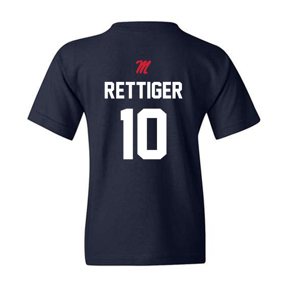 Ole Miss - NCAA Softball : Izzy Rettiger - Sports Shersey Youth T-Shirt-1