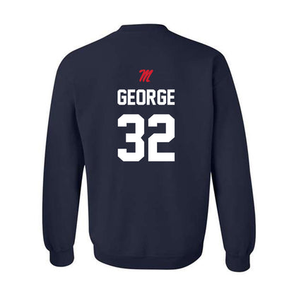 Ole Miss - NCAA Softball : Madi George - Sports Shersey Crewneck Sweatshirt-1