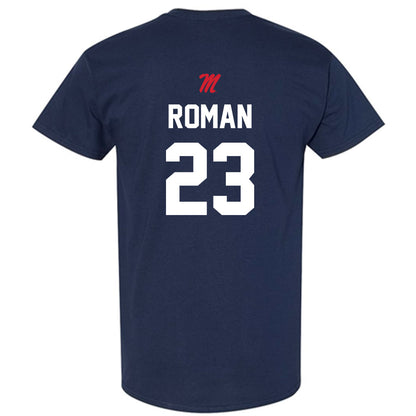 Ole Miss - NCAA Softball : Taylor Roman - Sports Shersey T-Shirt-1