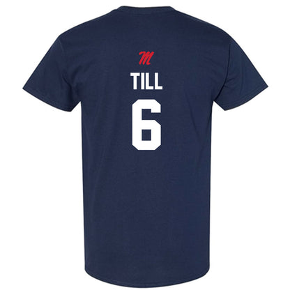 Ole Miss - NCAA Softball : Kaidance Till - Sports Shersey T-Shirt-1