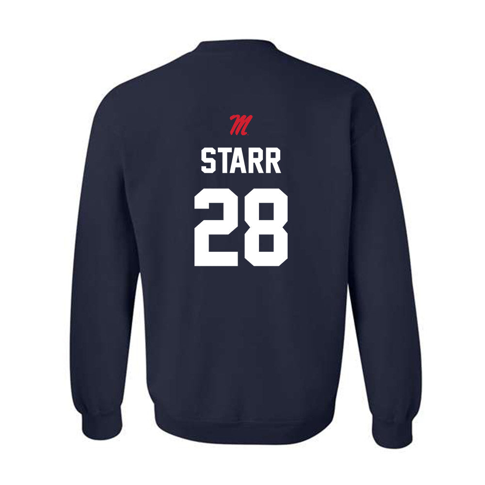 Ole Miss - NCAA Softball : Ryan Starr - Sports Shersey Crewneck Sweatshirt