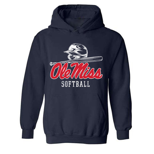 Ole Miss - NCAA Softball : Adison Bicknell - Sports Shersey Hooded Sweatshirt-0