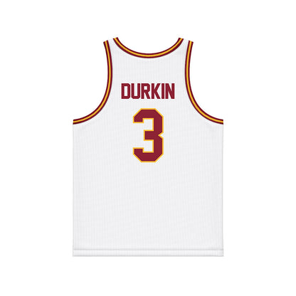 Minnesota - NCAA Men's Basketball : Bobby Durkin - White Basketball Jersey-1