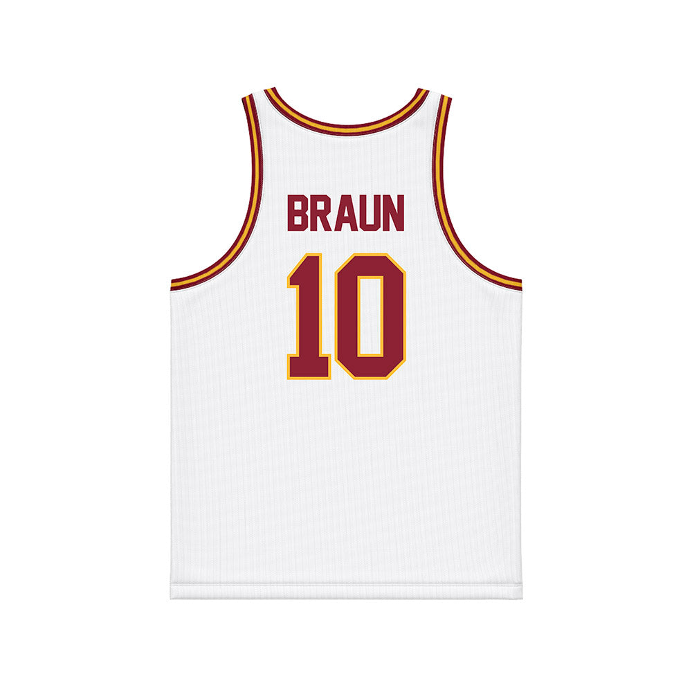 Minnesota - NCAA Women's Basketball : Mara Braun - White Basketball Jersey-1