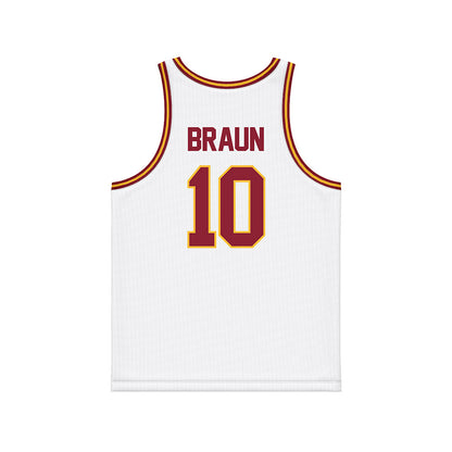 Minnesota - NCAA Women's Basketball : Mara Braun - White Basketball Jersey-1
