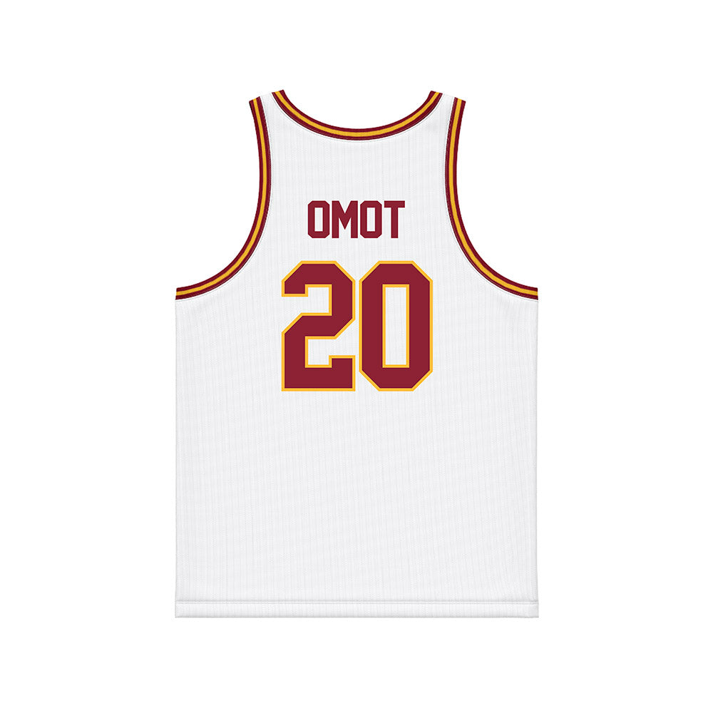 Minnesota - NCAA Men's Basketball : Bj Omot - White Basketball Jersey-1