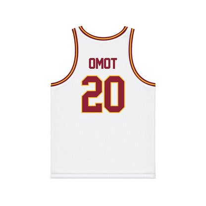 Minnesota - NCAA Men's Basketball : Bj Omot - White Basketball Jersey-1