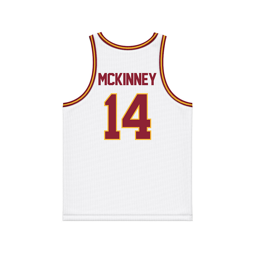Minnesota - NCAA Women's Basketball : Tori McKinney - White Basketball Jersey-1