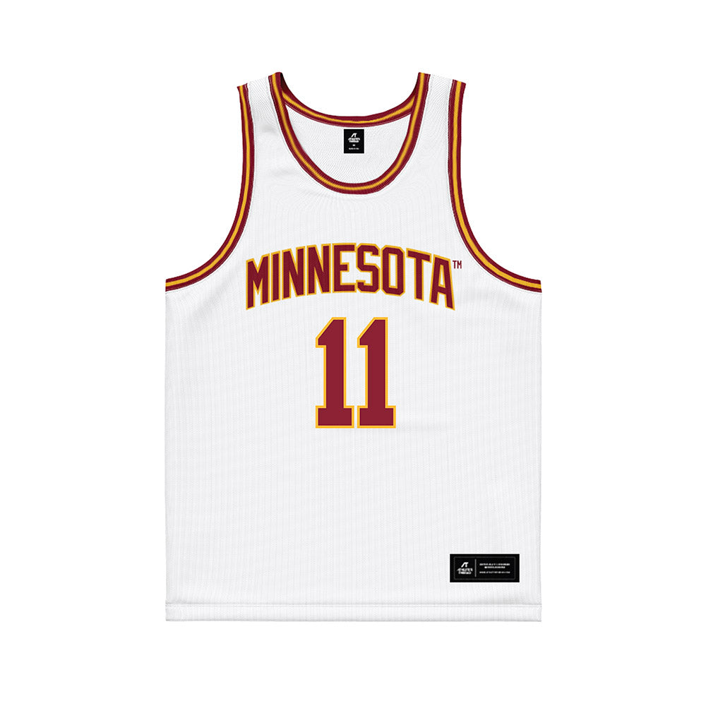 Minnesota - NCAA Men's Basketball : Jackson Purcell - White Basketball Jersey-0