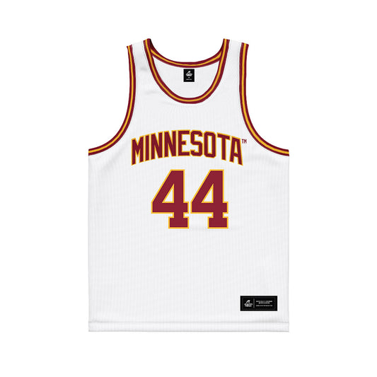 Minnesota - NCAA Women's Basketball : Gracie Merkle - White Basketball Jersey-0