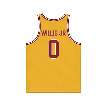 Minnesota - NCAA Men's Basketball : Chansey Willis Jr - Gold Basketball Jersey-1