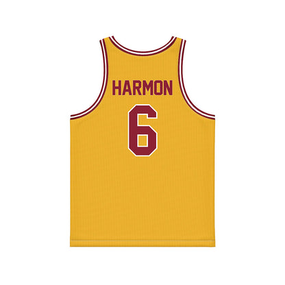 Minnesota - NCAA Women's Basketball : Leah Harmon - Gold Basketball Jersey-1